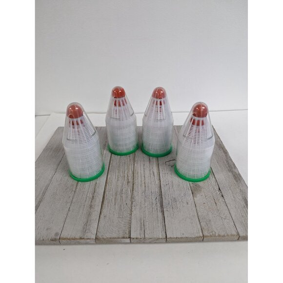 Lot of 4 Pack of 6 (24 total) Spalding Badminton SHUTTLECOCKS Birdies birdy - Picture 3 of 4